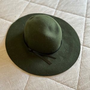 Olive Green Floppy Hat
